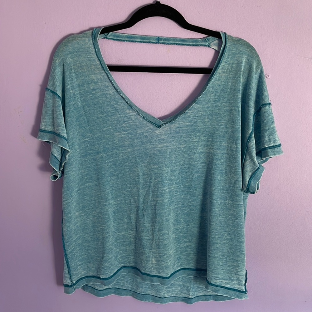 Free People Short Sleeve Top